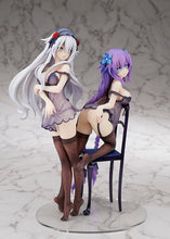 Load image into Gallery viewer, FLARE Hyperdimension Neptunia Black Heart &amp; Purple Heart baby doll ver Figure Set
