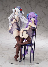 Load image into Gallery viewer, FLARE Hyperdimension Neptunia Black Heart &amp; Purple Heart baby doll ver Figure Set
