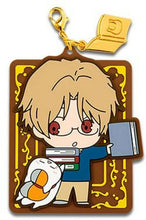 Load image into Gallery viewer, Bandai Natsume&#39;s Book of Friends Nyanko Sensei Reading Time Rubber Keychain Charms
