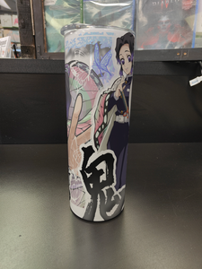 Demon Slayer Shinobu Kocho 20oz stainless steel tumbler