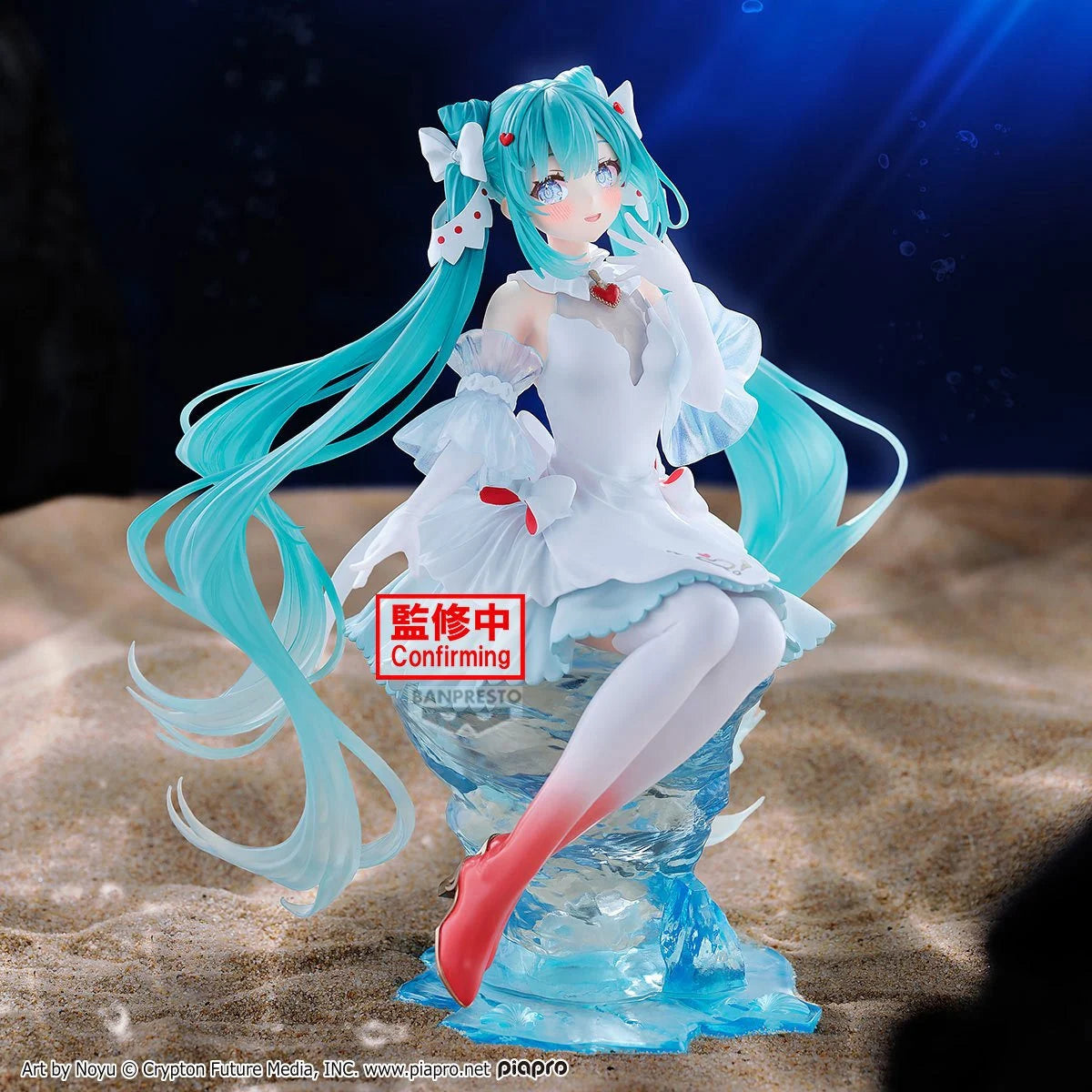 miku figure white dress brown corset bows in hair Is this the best Hatsune Miku figure released in 2024? This is definitely one of the most beautiful Mikus I have seen and reviewed but is she the best? Because in 2024, we saw anime figure