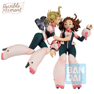 Bandai My Hero Academia Ochaco Uraraka vs Himiko Toga -On Top of Happiness- Ichibansho Revible Moment Figure