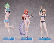 Load image into Gallery viewer, Solarain STEINS;GATE Kurisu Makise &amp; Mayuri Shiina &amp; Suzuha Amane: Swimsuit Ver. 1/7 scale figure set BONUS
