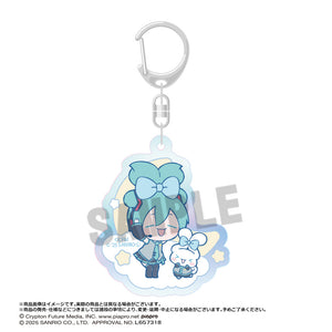 ANICRAFT Sanrio Vocaloid Hatsune Miku x Cinnamoroll Key Chains