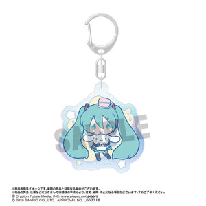 ANICRAFT Sanrio Vocaloid Hatsune Miku x Cinnamoroll Key Chains