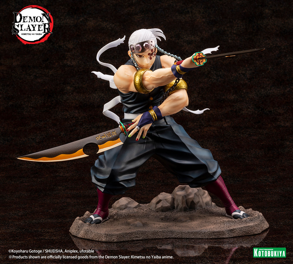 Kotobukia ARTFX-J Demon Slayer Kimetsu no Yaiba Tengen Uzui 1/8 scale figure