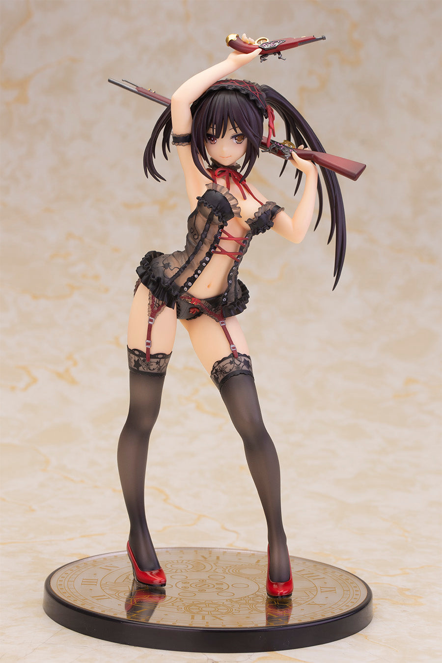 Alphamax Date a Live Kurumi Tokisaki Lingerie Black Color (Special) 1/7 Scale figure