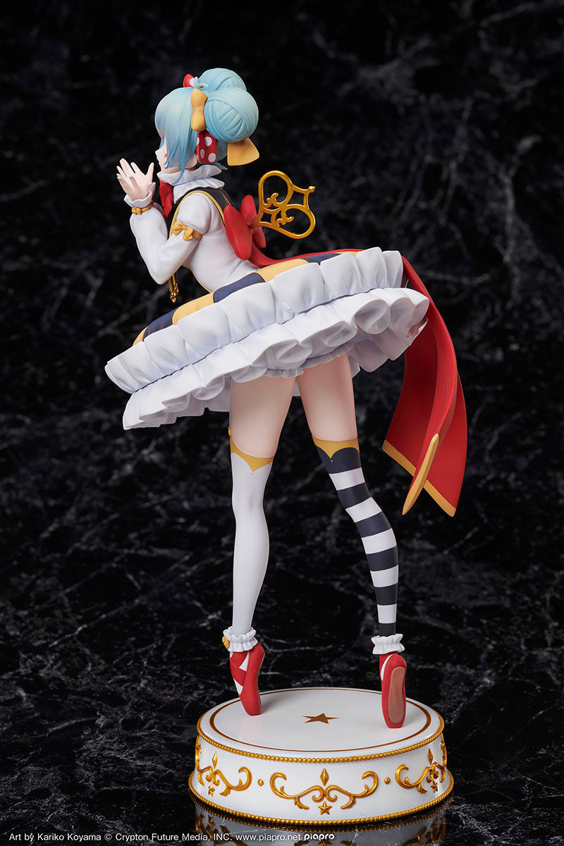 miku idol dress Hatsune Tenitol Neo Tokyo Series Miku Lil Thingamajigs Hive Visual highlights include the transparency and pearlescent sheen of the costume and the intricate sculpting of the hair New Snow Miku Kuromi Figure