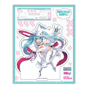 Caravan Racing Miku 2024 Ver. x Super Sonico Tsunagaru Acrylic Stand