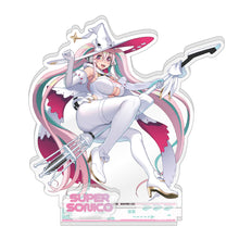 Load image into Gallery viewer, Caravan Racing Miku 2024 Ver. x Super Sonico Tsunagaru Acrylic Stand
