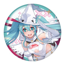 Load image into Gallery viewer, Caravan Racing Miku 2024 Ver. x Super Sonico Tsunagaru Big Can Badge
