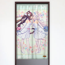 Load image into Gallery viewer, Curtain Tamashii Nekopara Chocola &amp; Vanilla Dream of Eden Noren
