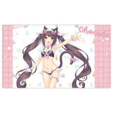 Load image into Gallery viewer, Curtain Tamashii Nekopara Characters Chocola / Vanilla Maid Swimwear Rubber Mat
