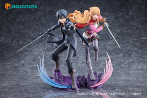 EnsouToys Sword Art Online the Movie - Progressive - Scherzo of Deep Night Kirito & Asuna 1/7 scale figure set