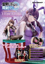 Load image into Gallery viewer, Hakoiri-musume inc. The Demon Sword Master of Excalibur Academy Elfine Phillet wearing flower’s purple Bunny Costume with Nip Slip Gimmick System 1/6 Scale Adult Figure

