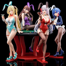 Load image into Gallery viewer, Hakoiri-musume inc. The Demon Sword Master of Excalibur Academy Elfine Phillet wearing flower’s purple Bunny Costume with Nip Slip Gimmick System 1/6 Scale Adult Figure
