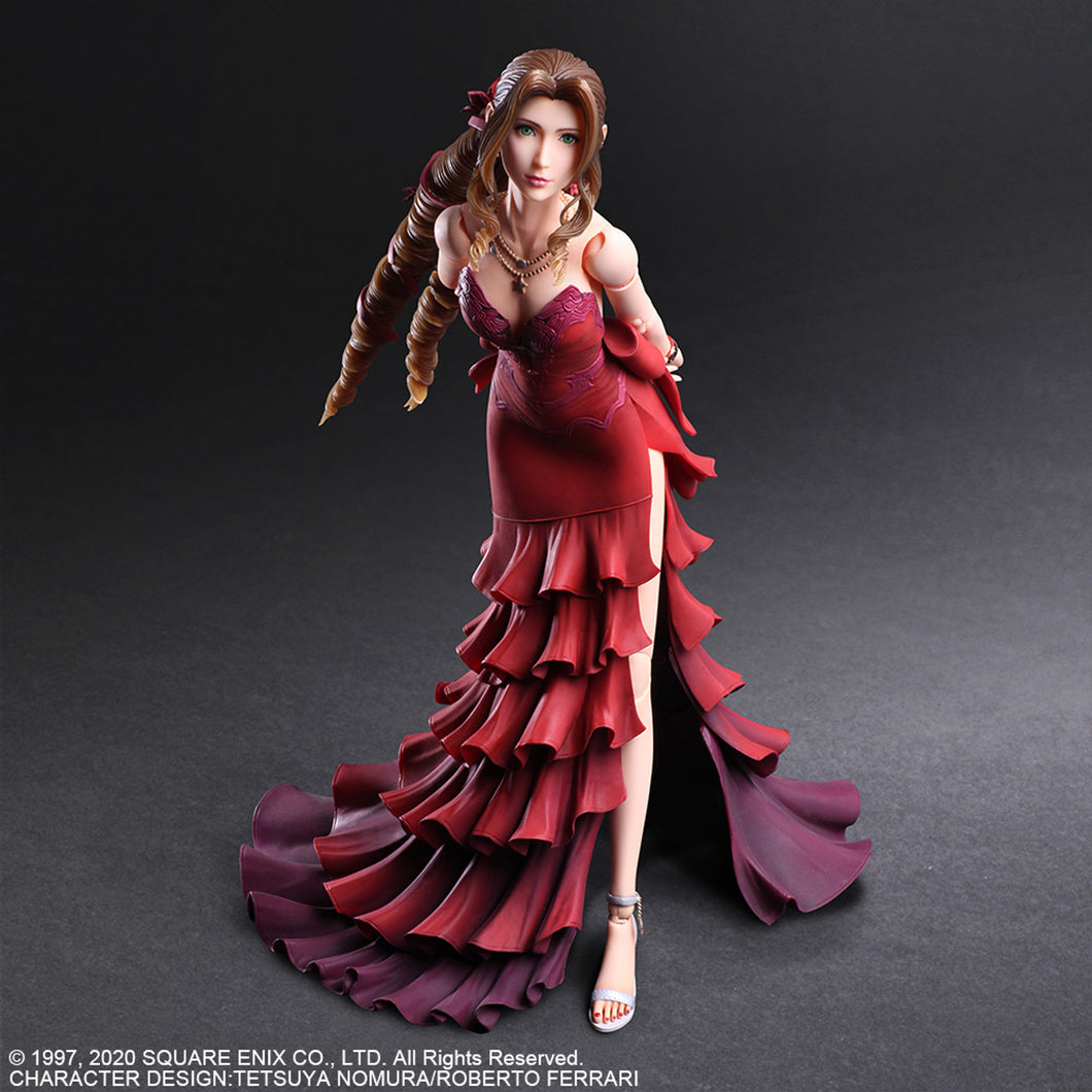 ff7 remake aerith pink dress Aerith Gainsborough Pink Cosplay Costume from Final Fantasy VII Remake