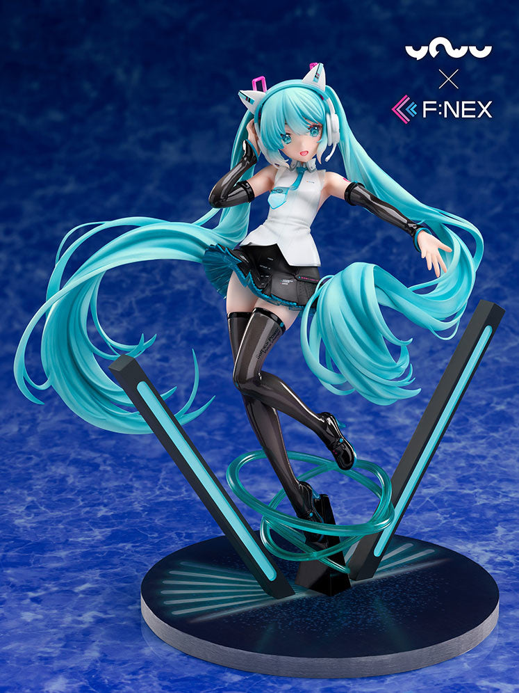 FuRyu F:NEX Vocaloid Hatsune Miku Nekomimi Cat Headphone Ver 1/7