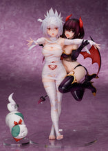 Load image into Gallery viewer, Flare Ayakashi Triangle Matsuri Kazamaki &amp; Suzu Kanade &amp; Shirogane non-scale figure
