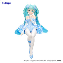 Load image into Gallery viewer, FuRyu Hatsune Miku -Flower Fairy Nemophila Pail Blue Color ver.- Noodle Stopper Figure
