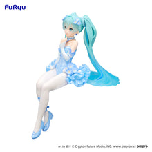 Load image into Gallery viewer, FuRyu Hatsune Miku -Flower Fairy Nemophila Pail Blue Color ver.- Noodle Stopper Figure
