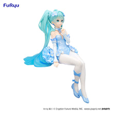 Load image into Gallery viewer, FuRyu Hatsune Miku -Flower Fairy Nemophila Pail Blue Color ver.- Noodle Stopper Figure
