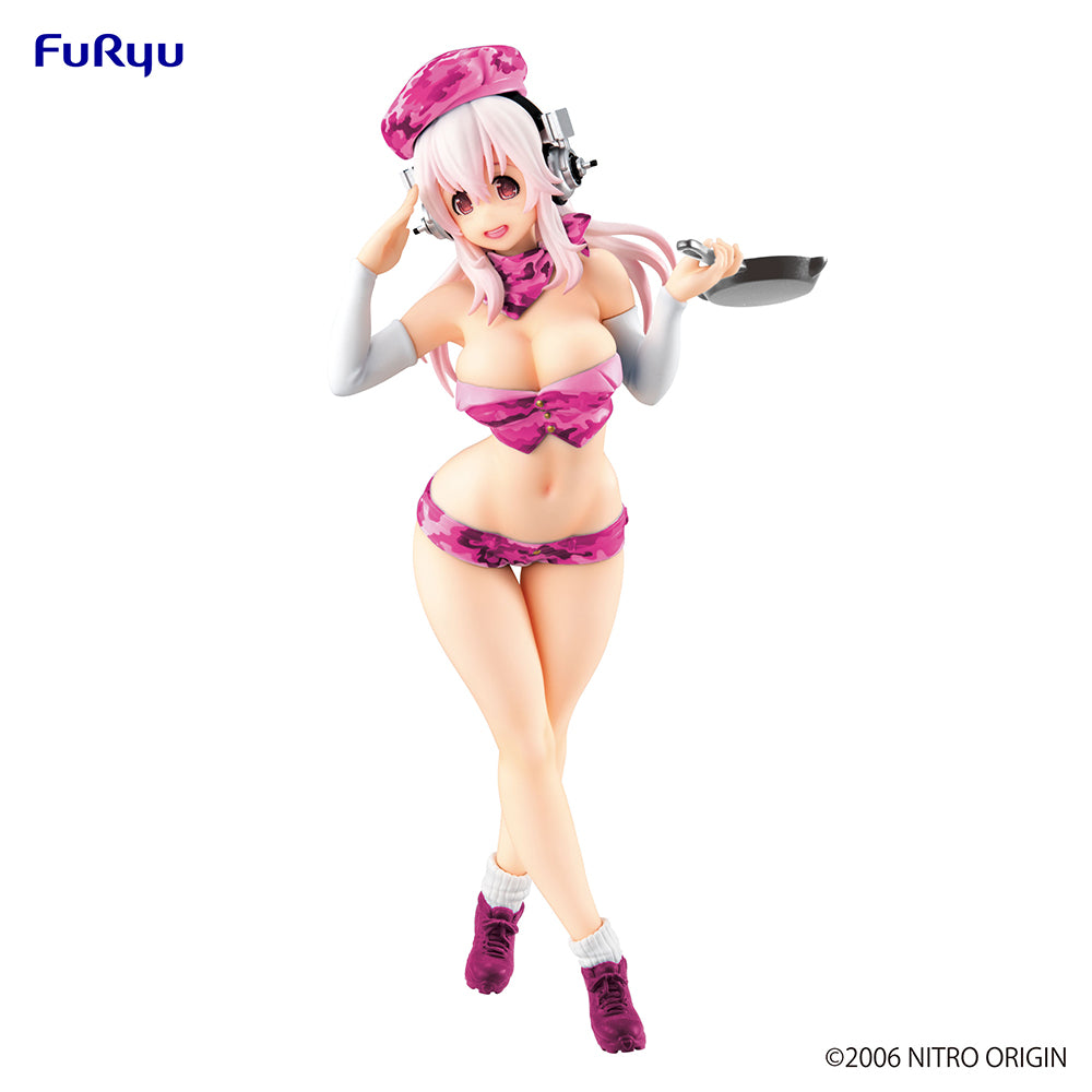 FuRyu Super Sonico Military Pink prize figure