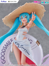Load image into Gallery viewer, FuRyu TENITOL Hatsune Miku GT Project Racing Miku 2024 Tropical Ver. non-scaled Figure
