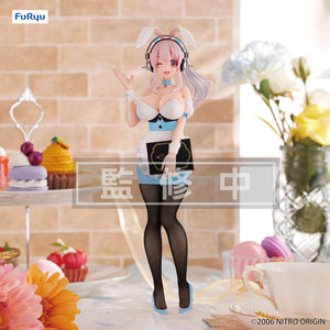 FuRyu Super Sonico BiCute Bunnies Waitress Light Blue Color ver. Prize Figure