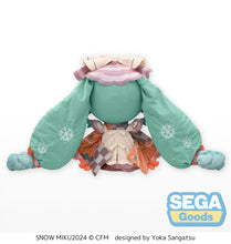 Load image into Gallery viewer, SEGA Vocaloid Hatsune Miku Snow Miku 2024 Fuwa petit Dodeka Jumbo Plush
