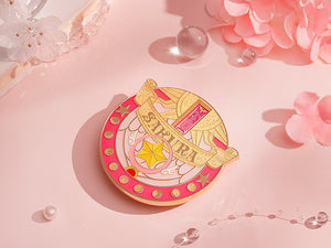 GoodSmile Moment Cardcaptor Sakura 25th Anniversary Star Wand Metal Badge