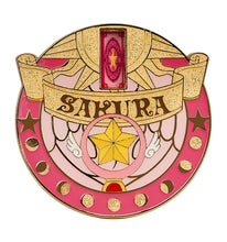 Load image into Gallery viewer, GoodSmile Moment Cardcaptor Sakura 25th Anniversary Star Wand Metal Badge
