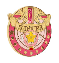 Load image into Gallery viewer, GoodSmile Moment Cardcaptor Sakura 25th Anniversary Star Wand Metal Badge
