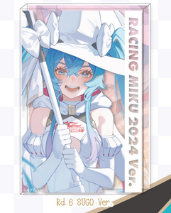 Hobby Stock Vocaloid Hatsune Miku GT Project Racing Miku 2024 Rd.6 SUGO Ver. Acrylic Block