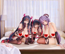 Load image into Gallery viewer, HOTVENUS Succubus Homestay Sakuma Shiori &amp; Sakuma Shizune &amp; Sakuma Shizuku 1/5 scale figure set BONUS
