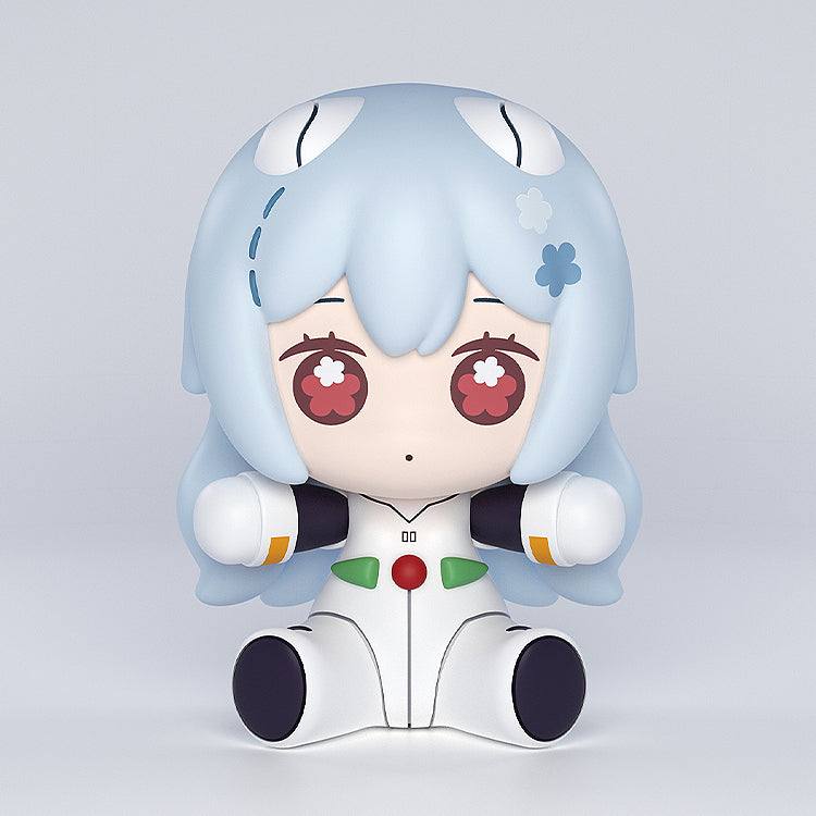 Good Smile Company Huggy Good Smile Evangelion Rei Ayanami (long hair) Plugsuit ver chibi figure + magnet