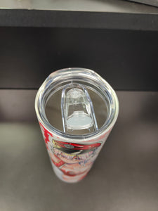 Super Sonico 20oz Stainless Steel Tumbler - Sparkly Christmas version