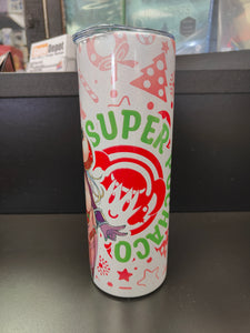 Super Pochaco 20oz Stainless Steel Tumbler - Sparkly Christmas version