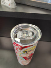 Load image into Gallery viewer, Super Pochaco 20oz Stainless Steel Tumbler - Sparkly Christmas version
