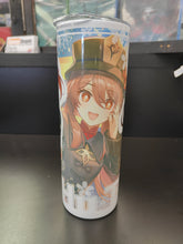 Load image into Gallery viewer, Genshin Impact Liyue Wangshu Parlor Director Hutao 20oz Stainless Steel Tumbler
