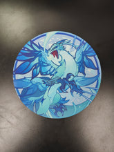 Load image into Gallery viewer, Genshin Impact Stormterror Dvalin Anemo Dragon 8in round neoprene mousepad
