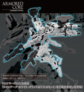 Kotobukiya Armored Core VI - Lineark White-glint & V.O.B. 1/72 Scale Model Kit