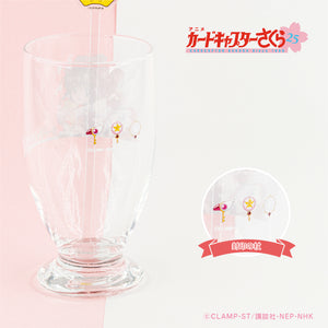 MAW Cardcaptor Sakura 25th Anniversary Sakura Kinomoto Glass & Muddler Set