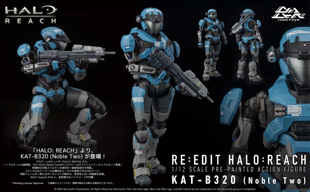 1000Toys RE:EDIT HALO: REACH KAT-B320 (Noble Two) 1/12 Action Figure