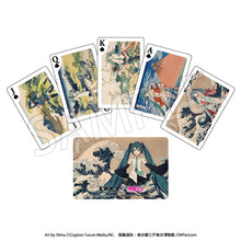 Load image into Gallery viewer, Presence Hokusai Katsushika x Hatsune Miku Playing Cards
