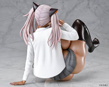 Load image into Gallery viewer, Q-Six Original Character JK Miya-chan Black Gal ver. 1/5 Scaled Adult Figure
