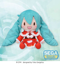 Load image into Gallery viewer, SEGA Fuwa petit Hatsune Miku Christmas 2024 L size plush
