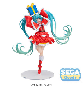 SEGA Luminasta Hatsune Miku Christmas 2024 ver prize figure