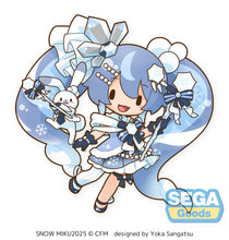 Load image into Gallery viewer, SEGA Vocaloid Hatsune Miku Snow Miku 2025 Fuwa petit Dodeka Jumbo Plush
