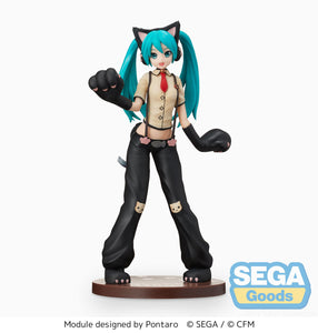 SEGA SPM Hatsune Miku Project DIVA Arcade Future Tone Kitty Cat prize figure